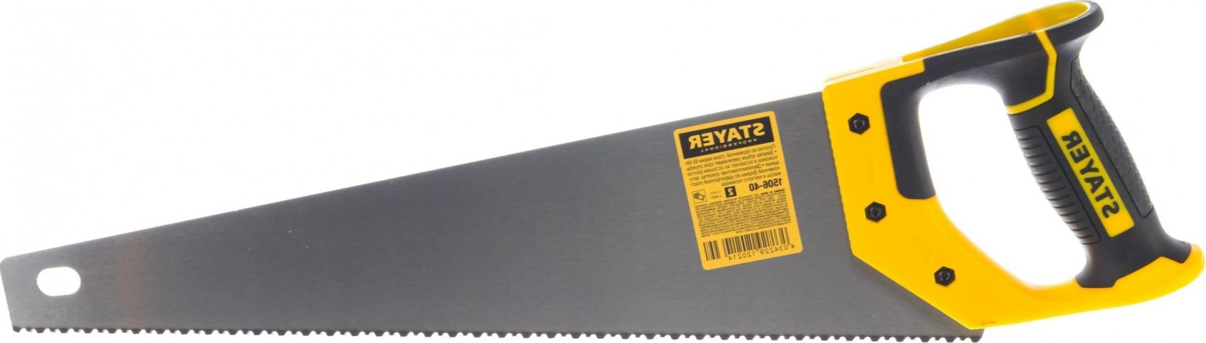 Ножовка по дереву STAYER Cobra 5 (пила) 400 мм, 5 tpi, прямой крупный зуб, быстрый  1506-40_z02