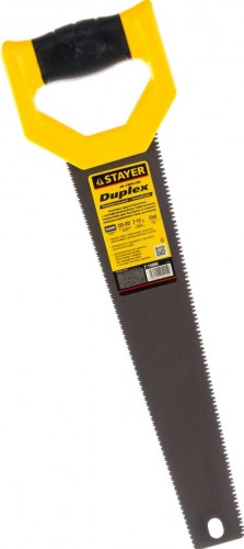 Ножовка по дереву STAYER DUPLEX 400 двусторонняя (пила) мм, 12 tpi прямой зуб + 7 tpi  2-15089 - изображение 5