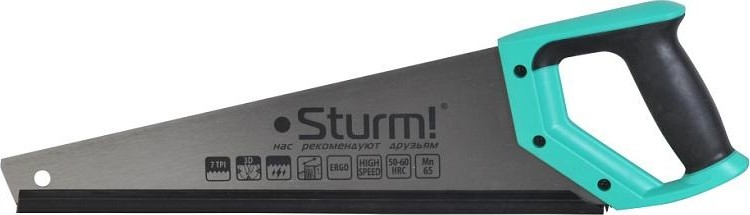 Ножовка по дереву Sturm 1060-53-450 450мм, 7tpi, 3d зуб