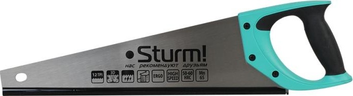 Ножовка по дереву Sturm 1060-57-450 450мм, 12tpi, 3d зуб