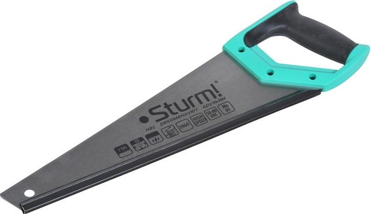 Ножовка по дереву Sturm 1060-53-500 500мм, 7tpi, 3d зуб - изображение 2