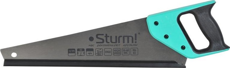 Ножовка по дереву Sturm 1060-57-500 500мм, 12tpi, 3d зуб