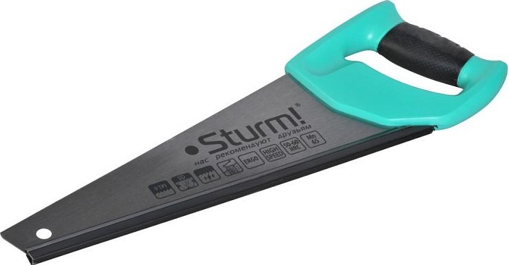 Ножовка по дереву Sturm 1060-55-350 350мм, 9tpi, 3d зуб - изображение 2