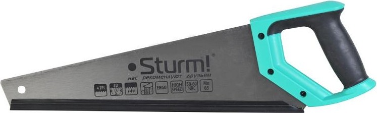 Ножовка по дереву Sturm 1060-52-400 400мм, 4tpi, 3d зуб