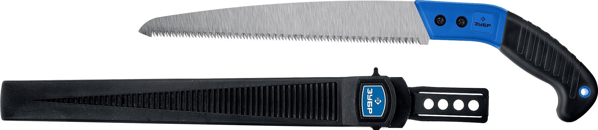 Ножовка по дереву ЗУБР ПРОФЕССИОНАЛ 270 мм для быстрого реза сырой древесины  15166-35