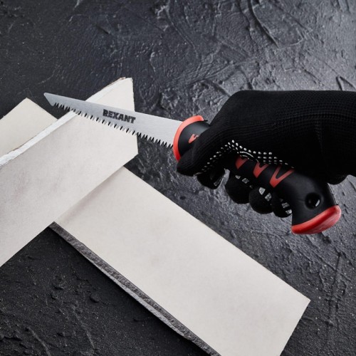 Ножовка по гипсокартону REXANT 12-8221 180 мм, двухкомпонентная рукоятка - изображение 3