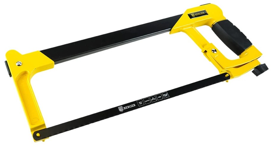 Ножовка по металлу BERGER BG1846 300мм, биметаллическое полотно, 24TPI