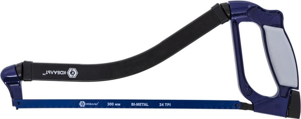 Ножовка по металлу Кобальт 246-524 300 мм алюминиевая рукоятка - изображение 3