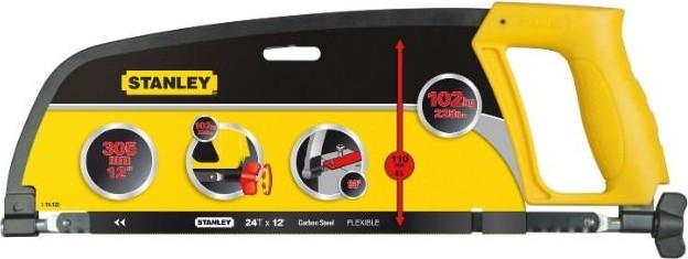 Ножовка по металлу STANLEY ENCLOSED GRIP 1-15-122 1-15-122 - изображение 4