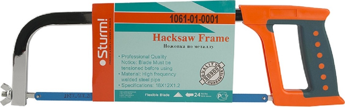 Ножовка по металлу Sturm 1061-01-0001 мягкая рукоятка, 300мм - изображение 2