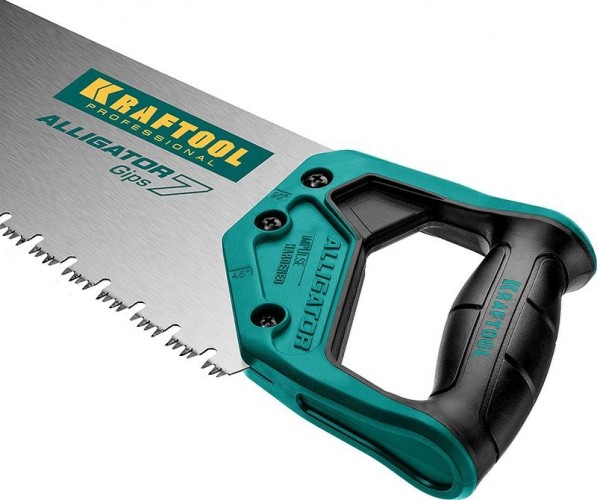 Ножовка по пенобетону KRAFTOOL "Alligator GIPS" для гипса 550 мм, 7 tpi специальный зуб, 15210 - изображение 3