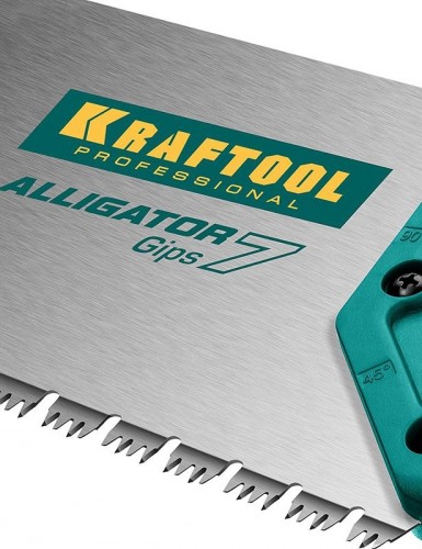 Ножовка по пенобетону KRAFTOOL "Alligator GIPS" для гипса 550 мм, 7 tpi специальный зуб, 15210 - изображение 2
