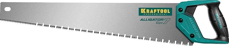 Ножовка по пенобетону KRAFTOOL "Alligator GIPS" для гипса 550 мм, 7 tpi специальный зуб, 15210