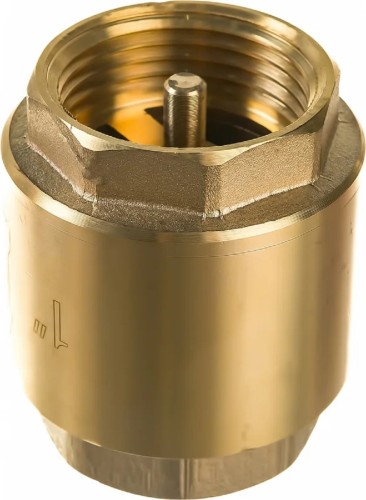 Обратный клапан UNIPUMP 1” латунь (толкатель латунь) 97663 - изображение 2