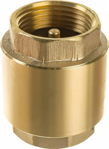 Обратный клапан UNIPUMP 1” латунь (толкатель латунь) 97663