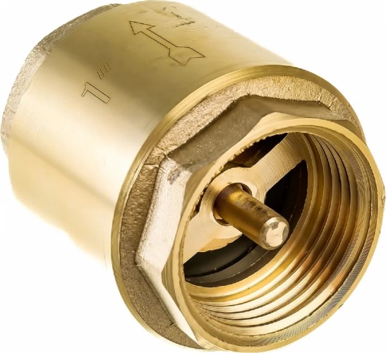 Обратный клапан UNIPUMP 1” латунь (толкатель латунь) 97663 - изображение 3