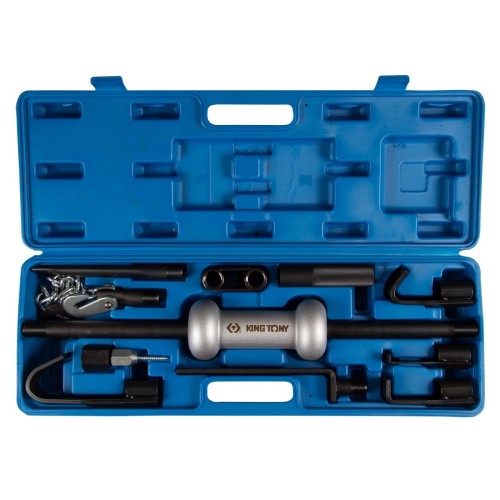 Обратный молоток KING TONY 9CH01 рихтовочный, принадлежности 11 предмет. - изображение 2