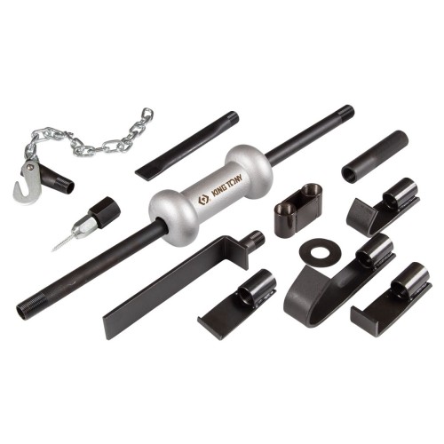 Обратный молоток KING TONY 9CH01 рихтовочный, принадлежности 11 предмет. - изображение 3