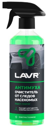 Очиститель следов насекомых LAVR антимуха, 500 мл Ln1421