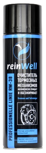 Очиститель тормозных механизмов REINWELL RW-38 0,5 л 3239