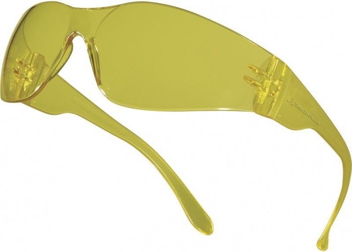 Очки защитные Delta Plus BRAVA2 YELLOW открытые с желтой линзой BRAV2JA