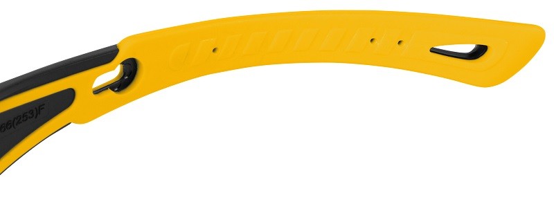 Очки защитные Denzel 89 191 открытые, поликарбонатные, прозрачная линза, 2х ко 89191 - изображение 5