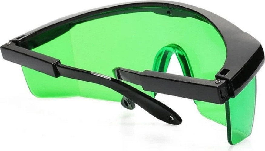 Очки защитные DLT 0132 для лазерных линий, зеленые - изображение 2