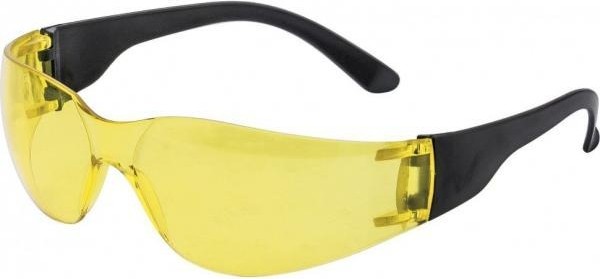 Очки защитные прозрачные ОЧК202 открытые, поликарбонатные, (0-13022) желтые 89172