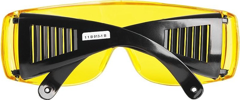 Очки защитные Sturm 8050-05-03Y желтые с дужками, линзы 2мм поликарбонат - изображение 3