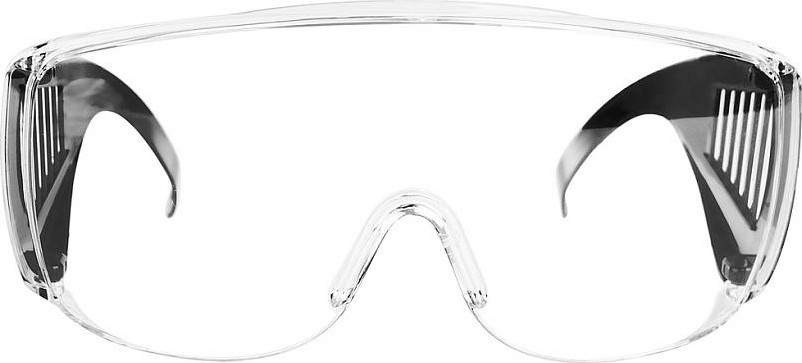 Очки защитные Sturm 8050-05-03W прозрачные с дужками, линзы 2мм поликарбонат