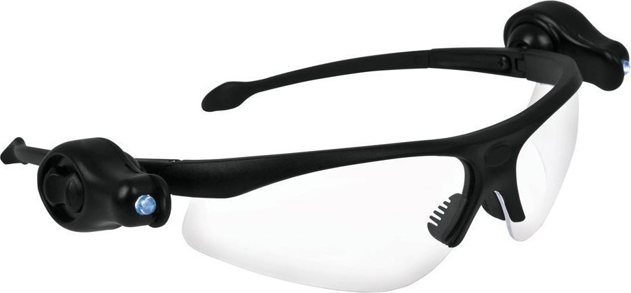 Очки защитные TRUPER с led подсветкой вращение светодиодов на 360° 10813 10813