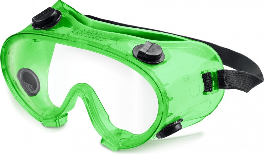 Очки защитные ЗУБР МАСТЕР 5 с непрямой вентиляцией, ударопрочная линза 11026_z01