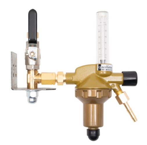 Одиночный блок KRASS Dinset Flow Аргон/смесь (30л/мин; вх.G3/8” ,вых G1/4”) 14096163 14096163