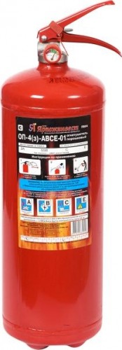 Огнетушитель порошковый Ярпожинвест ОП-4 (з) АВСЕ 00000000027