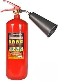 Огнетушитель углекислотный Ярпожинвест ОУ- 3 ВСЕ 00000000012