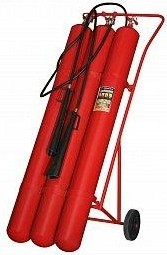 Огнетушитель углекислотный Ярпожинвест ОУ-55 ВСЕ 00000001029