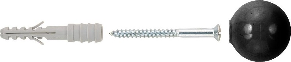 Ограничитель хода двери FISCHER TS - 8 S черный 60539 60539