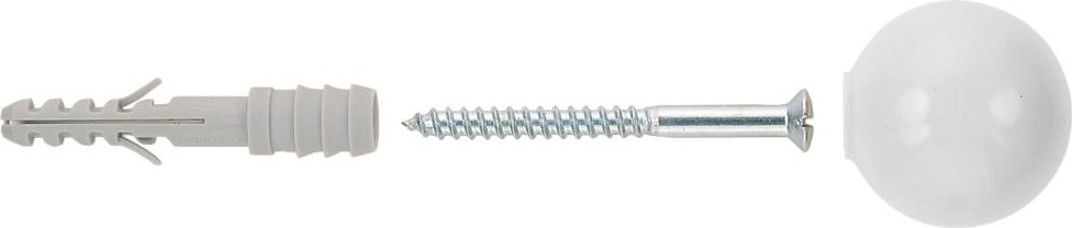 Ограничитель хода двери FISCHER TS - 8 W белый 60536 60536