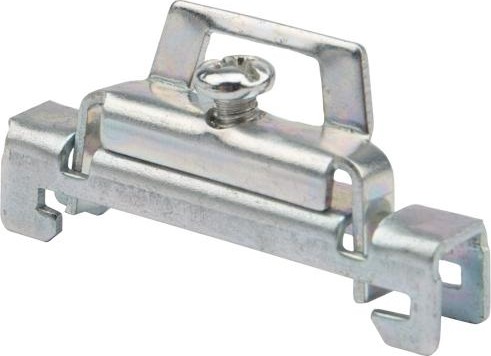 Ограничитель REXANT 12-2902 ( уп 100 шт ) на DIN-рейку, металл., 1 винт 12-2902