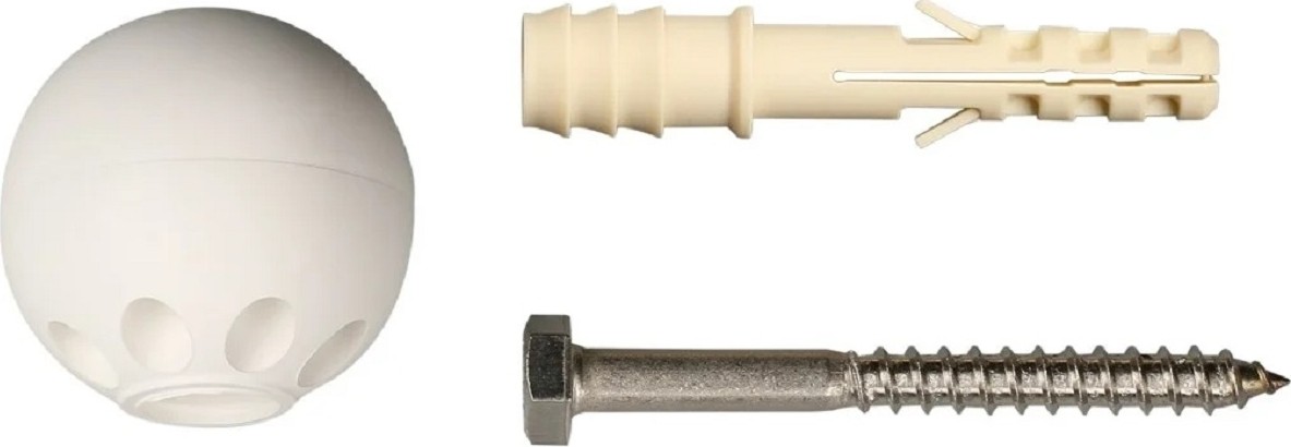 Ограничительный стопор ЕВРОПАРТНЕР белый, комплект 87573