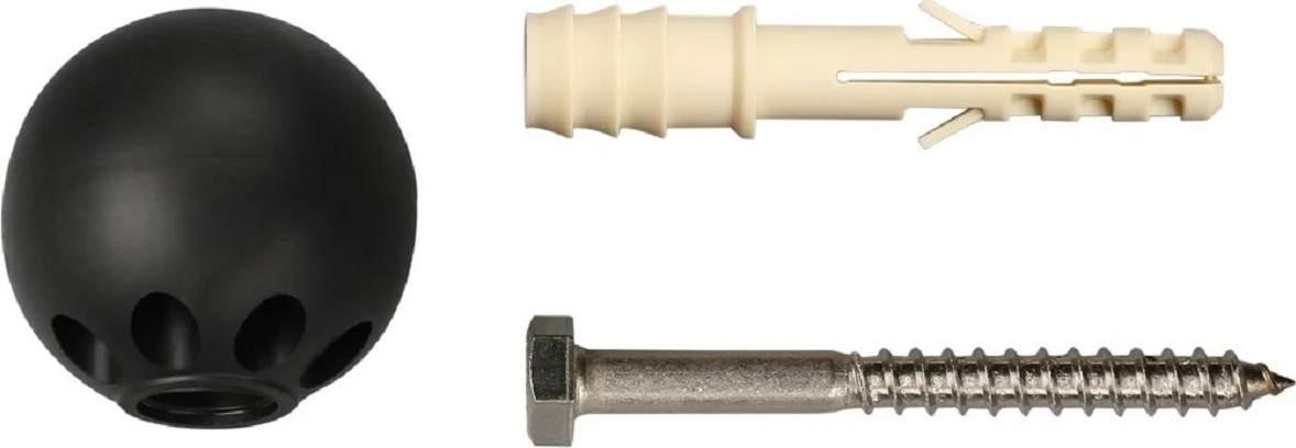 Ограничительный стопор ЕВРОПАРТНЕР черный, комплект 87579