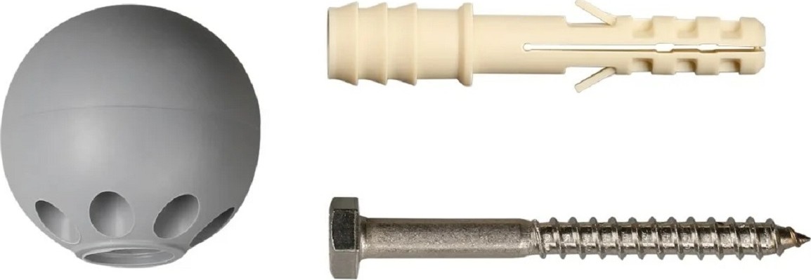 Ограничительный стопор ЕВРОПАРТНЕР серый, комплект 87574