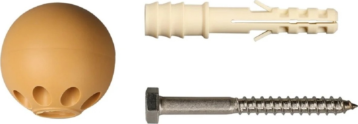 Ограничительный стопор ЕВРОПАРТНЕР дверного бук, комплект 87578