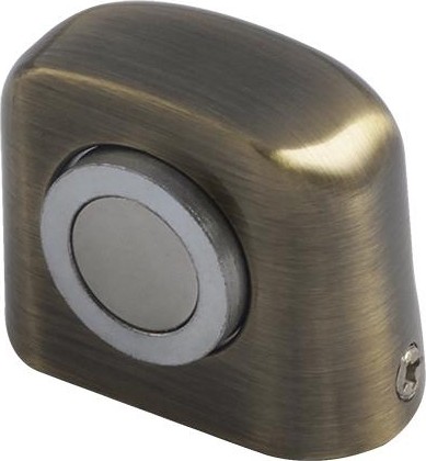 Ограничительный стопор НОРА-М 802 магнитный, напольный "Старая бронза" 8871