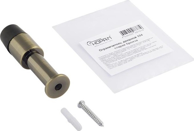 Ограничительный стопор НОРА-М 104 настенный "Старая бронза " 8039 - изображение 2