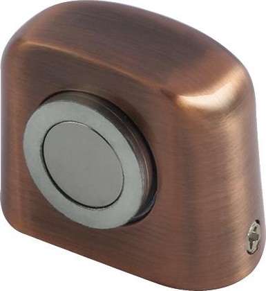 Ограничительный стопор НОРА-М 802 магнитный, напольный "Старая медь" 8872