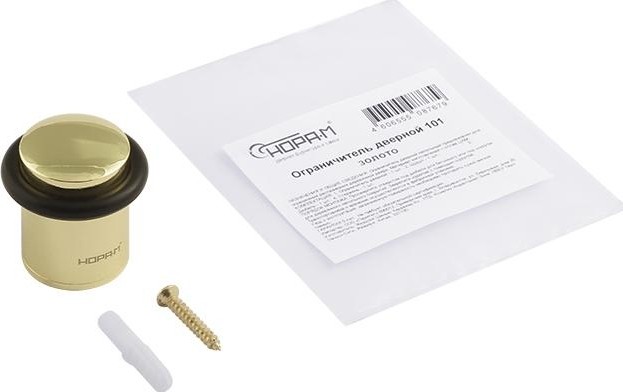 Ограничительный стопор НОРА-М 101 напольный "Золото" 7224 - изображение 2