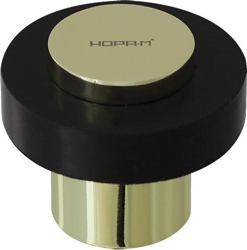 Ограничительный стопор НОРА-М 120 напольный "Золото" 16689