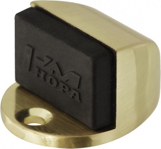 Ограничительный стопор НОРА-М 107 напольный "Матовое золото" 7260