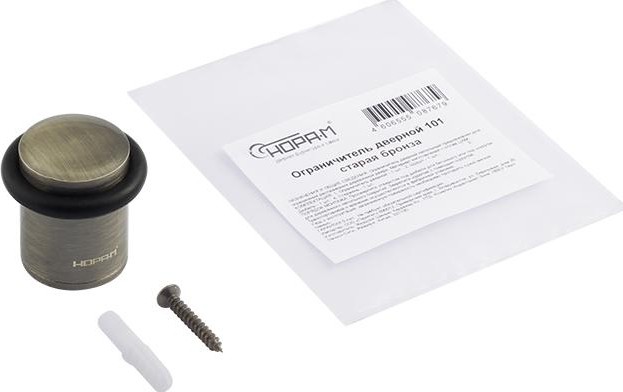 Ограничительный стопор НОРА-М 101 напольный "Старая бронза" 7229 - изображение 2